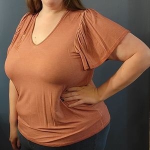 Cupio 2x Mauve dress shirt